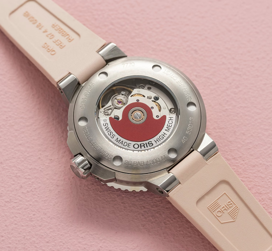 ORIS  Женские швейцарские часы, автоматический механизм, сталь, 36,5 мм
